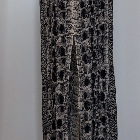 Rattlesnake print split maxi dress Bycorpus UO - Picture 3 of 6